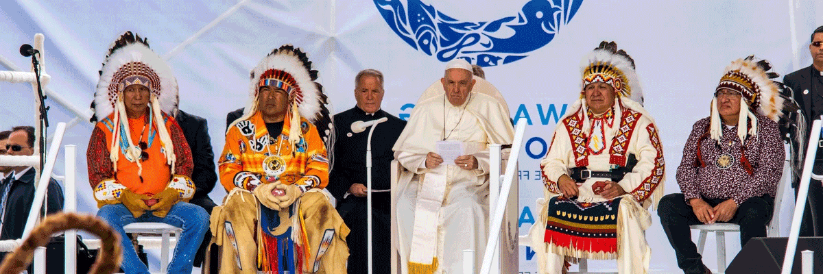 教皇与土著领袖